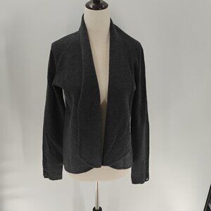 Loft Women's Gray Open Front Cardigan Sweater Size S